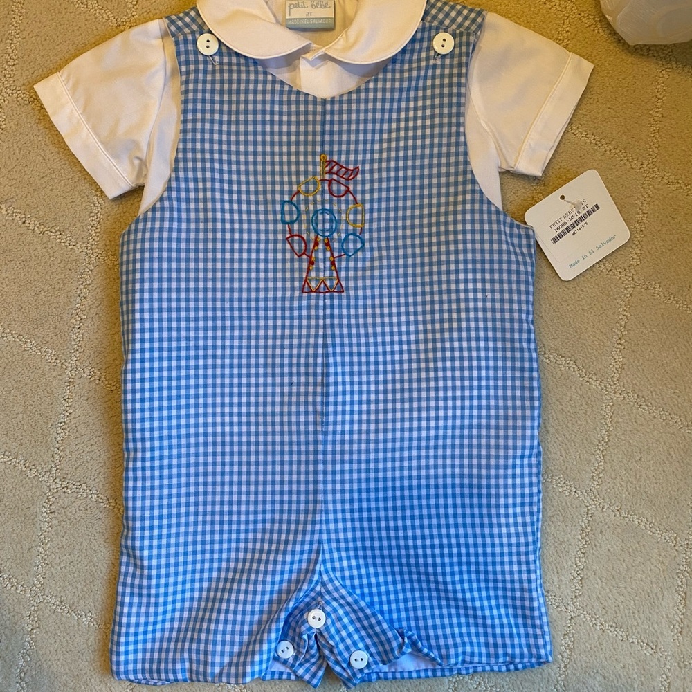 DARLING!  Ferris wheel appplique JonJon for boy!